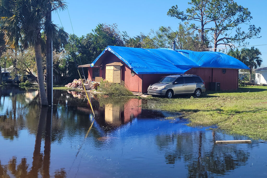 Home Flooded After Hurricane Ian