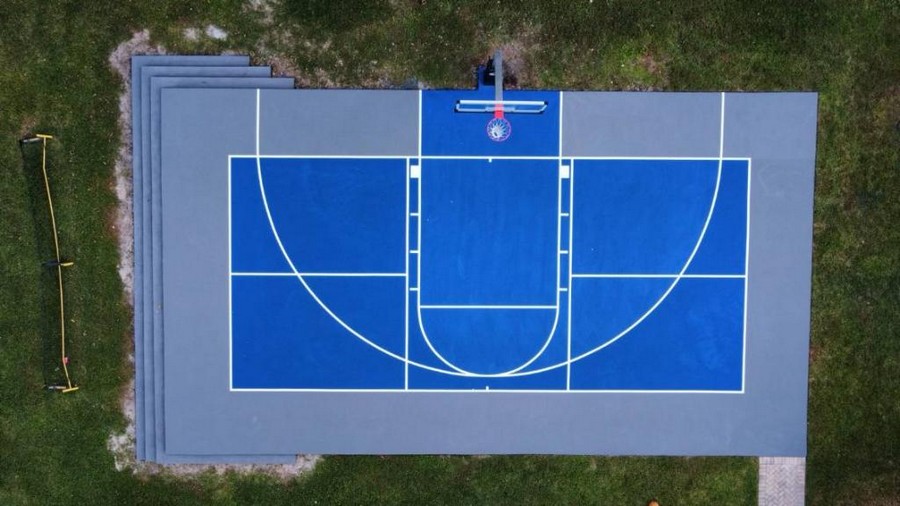 Backyard Basketball Court Developed